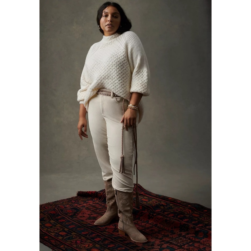 Anthropologie Pilcro High-Rise Slim Boyfriend Corduroy Pants NWT SZ 18W